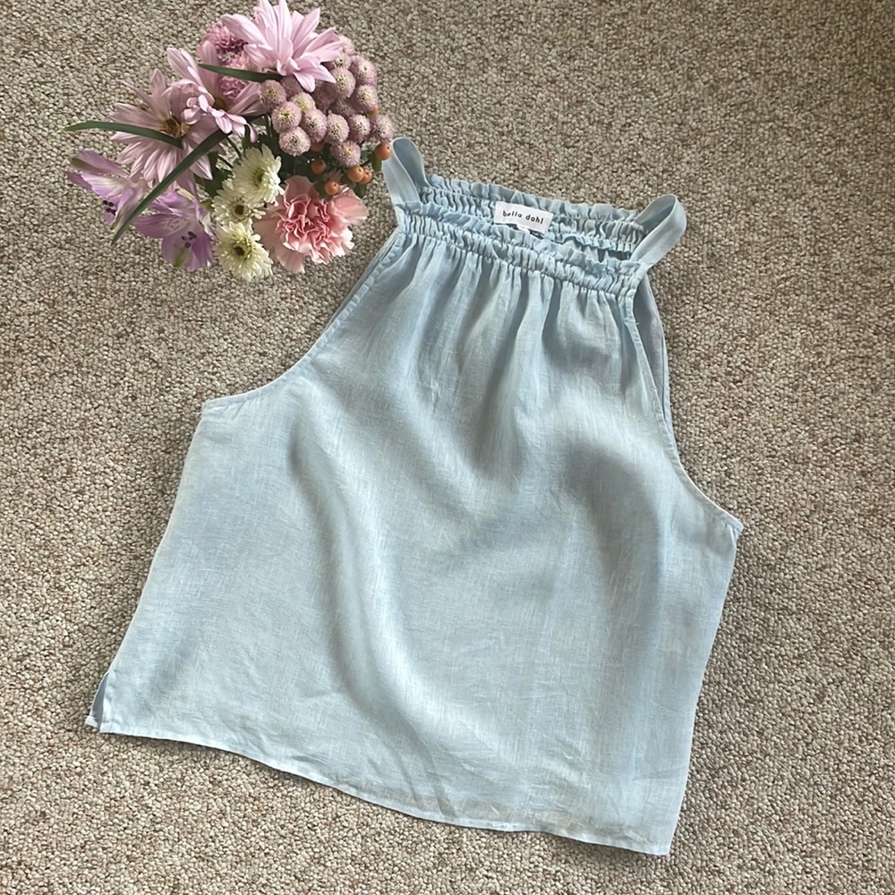 Bella Dahl Shirred Halter Tank